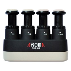 AROMA AHF-03BK ALLENATORE IMPUGNATURA GINNICO PER CHITARRA E FIATI COLORE NERO
