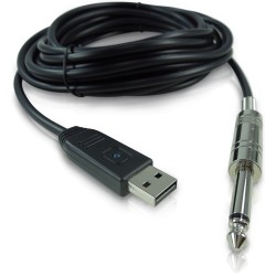 BEHRINGER GUITAR 2 USB INTERFACCIA AUDIO USB - JACK 6.35MM 5 METRI 44.1/48 KHZ PER BASSO-CHITARRA GUITAR2USB PLUG & PLAY PC MAC 