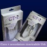 ENO CT-2 CABLE TUNER ACCORDATORE VIA CAVO PER CHITARRA ELETTRICA + BATTERIA AL LITIO RICARICABILE