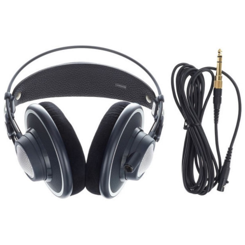 AKG K702 CUFFIA DINAMICA APERTA CIRCUMAURALE 62 OHM 105 DB + CAVO 3 METRI + ADATTATORE / PREMIUM REFERENCE CONFORTEVOLE 3D FORM 