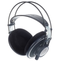 AKG K702 CUFFIA DINAMICA APERTA CIRCUMAURALE 62 OHM 105 DB + CAVO 3 METRI + ADATTATORE / PREMIUM REFERENCE CONFORTEVOLE 3D FORM 