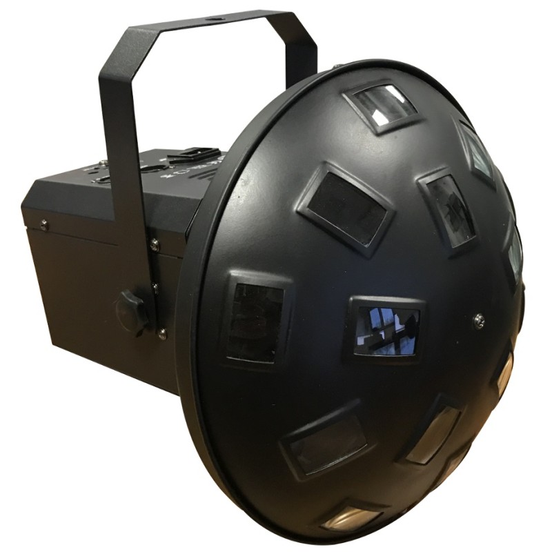 EXTREME MINI MUSHROOM 63 EFFETTO LUCE 6 LED RGB X 3W 2R 2B 2G DMX 9 CANALI SOUND AUTO MASTER SLAVE