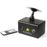 EXTREME WATER WAVE DOPPIO EFFETTO LUCE LED RGB 3x3w INDOOR + LASER RG STELLE GALASSIE + TELECOMANDO REMOTO