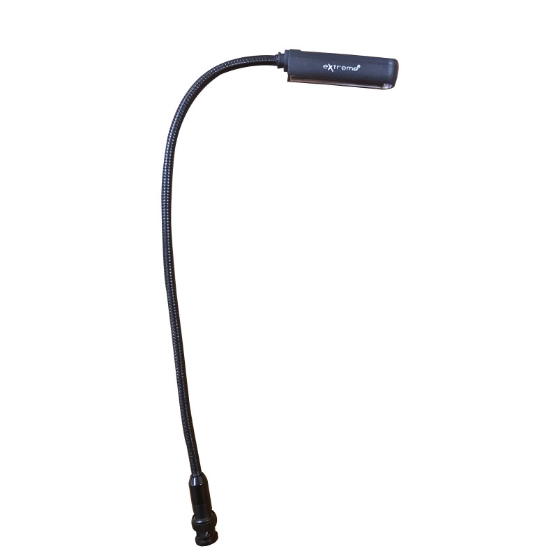 EXTREME LED LAMP BNC LAMPADA A COLLO D'OCA FLESSIBILE PER MIXER 4 LED CON CONNETTORE BNC