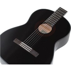 YAMAHA C-40 BL NERA CHITARRA CLASSICA DA STUDIO TOP IN ABETE TASTIERA IN PALISSANDRO COLORE NERO