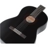 YAMAHA C-40 BL NERA CHITARRA CLASSICA DA STUDIO TOP IN ABETE TASTIERA IN PALISSANDRO COLORE NERO