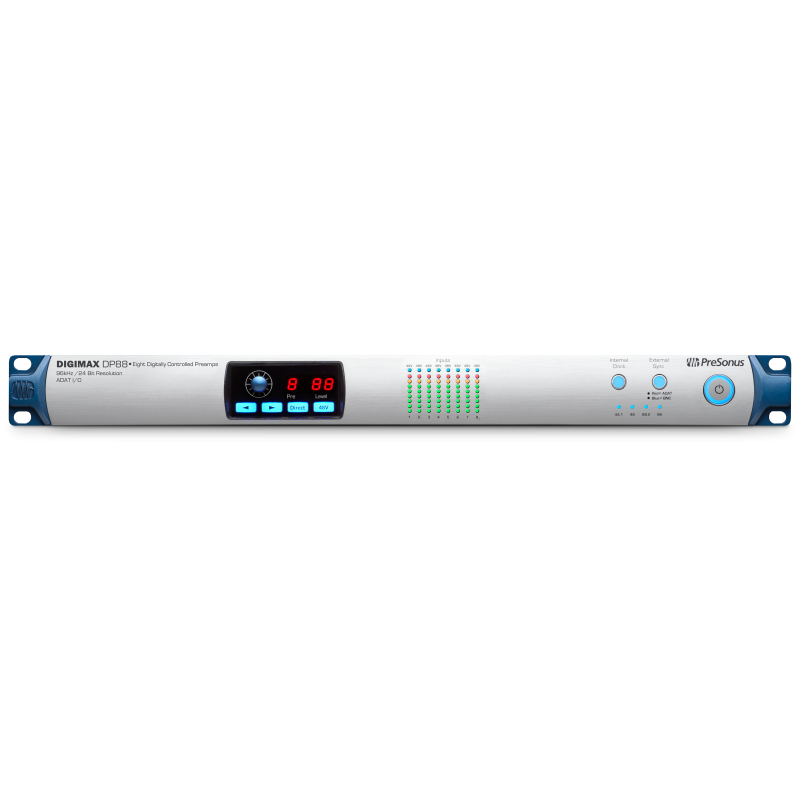 PRESONUS DIGIMAX DP88 CONVERTITORE A/D/A 8 CANALI CON PREAMPLIFICATORI CONTROLLO REMOTO