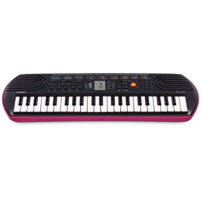 CASIO SA78 TASTIERA PORTATILE 44 TASTI MINI 100 SUONI 50 RITMI 5 DRUMPAD SENZA ALIMENTATORE
