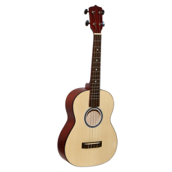 UKULELE STANDARD BARITONO MADE IN EUROPE TAVOLA ABETE ROSSO TOP IN MASSELLO TASTIERA IN PALISSANDRO