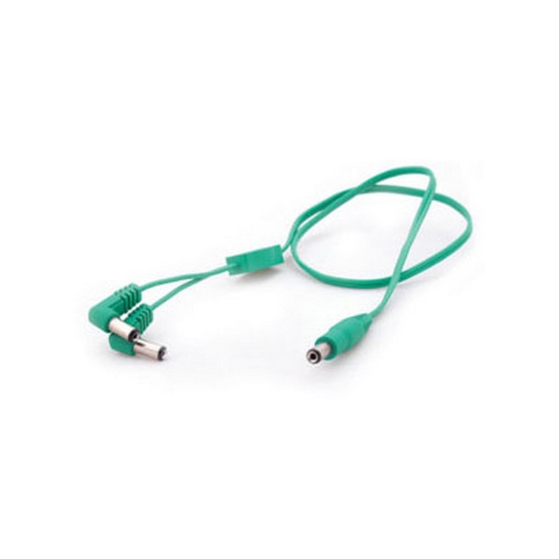 T-REX CURRENT DOUBLER GREEN FEMALE 20 CMS CAVO DOPPIA ALIMENTAZIONE PEDALI 2 USCITE