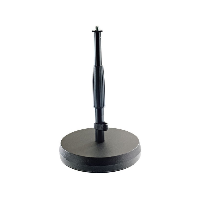 KONIG & MEYER 23325 SUPPORTO DA TAVOLO PER MICROFONO PROFESSIONALE DI COLORE NERO