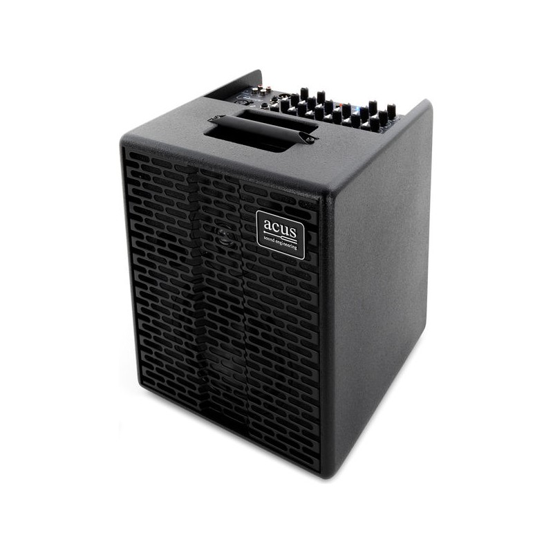 ACUS SOUND ONE FORSTRINGS 6T AMPLIFICATORE PER CHITARRA ACUSTICA BIAMPLIFICATO 6" + TWEETER 130 WATT 2 MICROFONICI + 1 LINEA COL