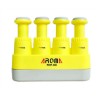 AROMA AHF-03YW ALLENATORE IMPUGNATURA GINNICO PER CHITARRA E FIATI COLORE GIALLO