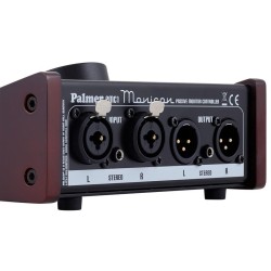 PALMER MONICON CONTROLLO VOLUME PASSIVO MONITOR 2 XLR IN 2 XLR OUT IN LEGNO E METALLO