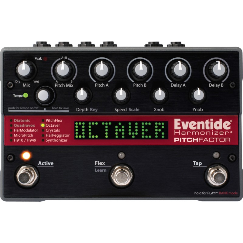 EVENTIDE PITCHFACTOR EFFETTO HARMONIZER PITCH DELAY CHORUS SHIFT SINTH HARPEGGIATOR MIDI USB A PEDALE PER CHITARRA BASSO VOCE