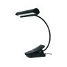 F-ZONE FL-9030 LAMPADA A LED 1,5 WATT IN ABS LAMPADA DA LEGGIO + SPINA USB COLORE NERO