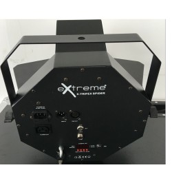 EXTREME X-TRIFEX SPIDER BUNDLE EFFETTO 3 IN 1 + CASE / 8 LED 1W BIANCO STROBO + 20X3W SPIDERAY FLOWER 4 RGBWA X 3W + LASER RG RO