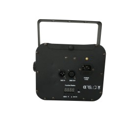 EXTREME BEAM FLOWER 12C LED BEAM FLOWER RGBW 4 LED IN 1 CONTROLLO DMX 8 CANALI POTENZA 30 WATT