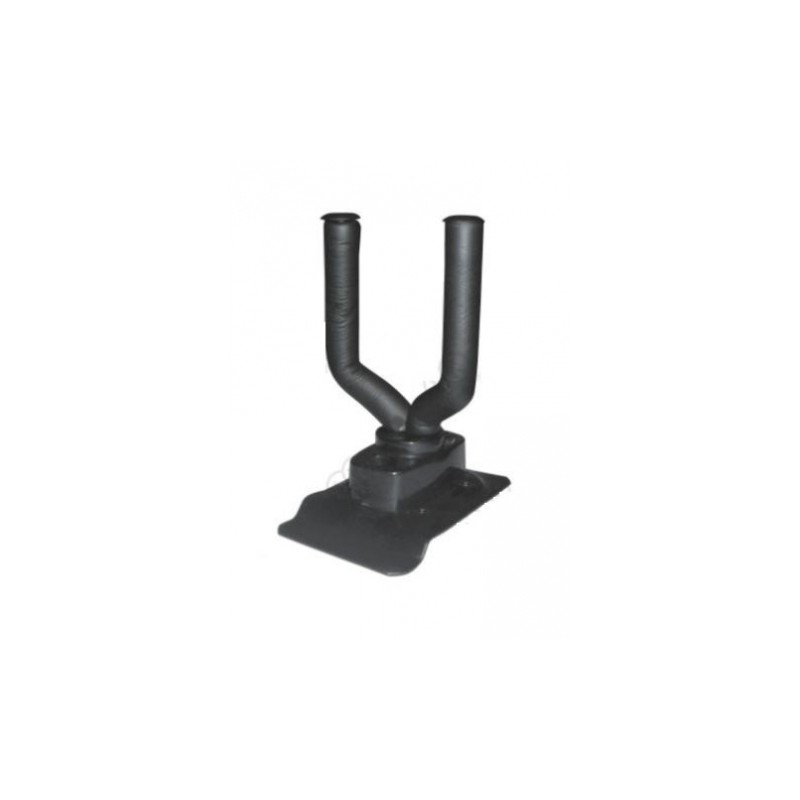 EXTREME GS2-WALL SUPPORTO AD INCASSO DA MURO PER CHITARRA BASSO E UKULELE IN METALLO COLORE NERO