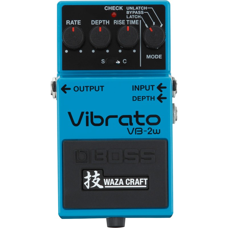BOSS VB2W EFFETTO VIBRATO A PEDALE PER CHITARRA E BASSO SERIE WAZA CRAFT
