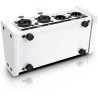 PALMER MONICON WHITE CONTROLLO VOLUME PASSIVO MONITOR BIANCO 2 XLR IN 2 XLR OUT IN LEGNO E METALLO