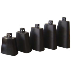 EXTREME CB-8S CAMPANACCIO COWBELL IN METALLO 8" COLORE NERO