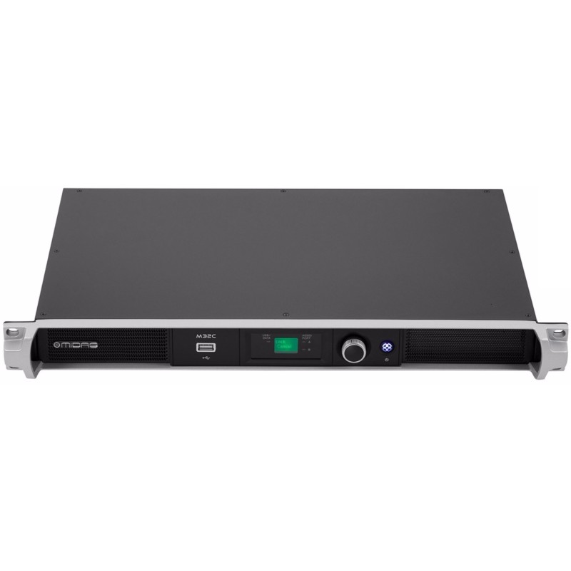 MIDAS M32C MIXER RACK DIGITALE 40 CANALI 25 BUS 6/8 GRUPPI DCA/MUTE INTERFACCIA AUDIO 32X32 USB A MIDI IN OUT