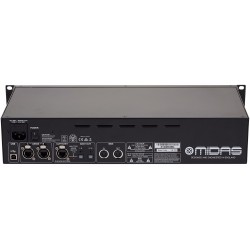 MIDAS DL16 STAGE BOX DIGITALE PER SERIE M32 CON 16 PREAMPLIFICATORI MICROFONICI 8 USCITE XLR OUT ADAT USB AESEBU MIDI