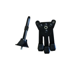 EXTREME CFS-42 STAND PROFESSIONALE IN METALLO PER CLARINETTO SUPPORTO RICHIUDIBILE SMONTABILE IN DUE PEZZI COLORE NERO