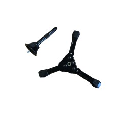 EXTREME CFS-42 STAND PROFESSIONALE IN METALLO PER CLARINETTO SUPPORTO RICHIUDIBILE SMONTABILE IN DUE PEZZI COLORE NERO