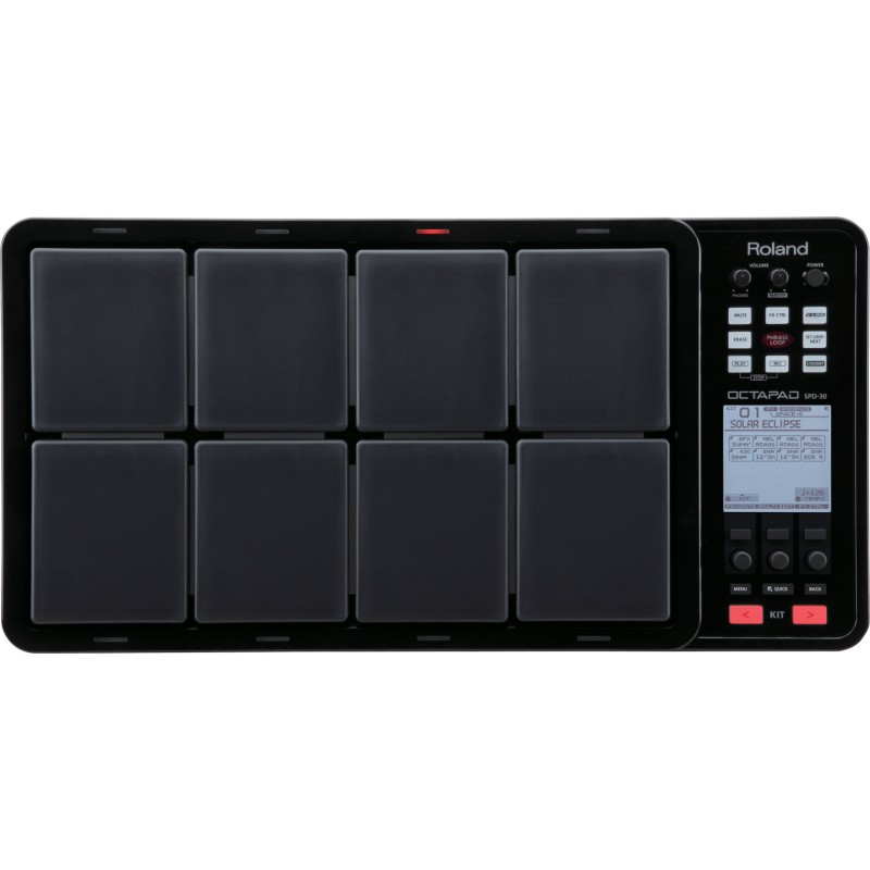ROLAND SPD-30 OCTAPAD PERCUSSIONE DIGITALE 8 PAD + USB + MIDI + SCHERMO LCD RETROILLUMINATO COLORE NERO