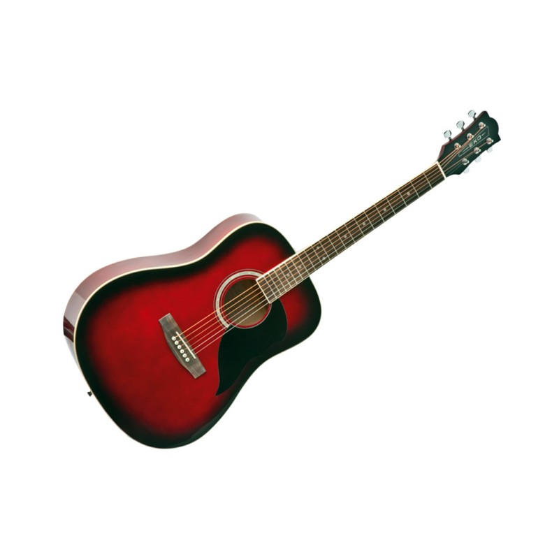 EKO RANGER 6 RED SUNBURST CHITARRA ACUSTICA COLORE ROSSO SUNBURST