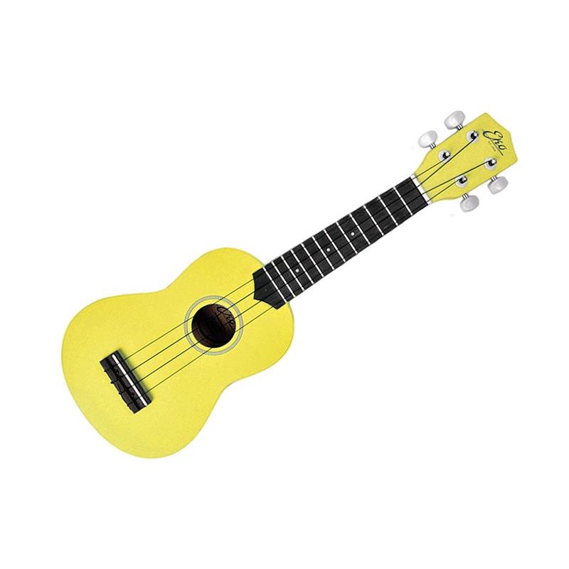 EKO UKULELE PRIMO YW SOPRANO SERIE STUDENT COSTRUITO IN LINDEN DI COLORE GIALLO