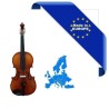HORA VIOLINO ELETTRICO 4/4 MADE IN EUROPE PONTE TELLER TDESCO TOP ABETE MASSELLO ELETTRIFICATO PIOLI TASTIERA MENTONIERA ACERO +