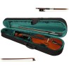 HORA VIOLINO ELETTRICO 4/4 MADE IN EUROPE PONTE TELLER TDESCO TOP ABETE MASSELLO ELETTRIFICATO PIOLI TASTIERA MENTONIERA ACERO +