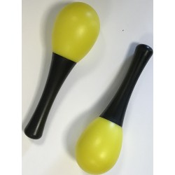 EXTREME DP14 COPPIA MARACAS IN PLASTICA COLORE GIALLO