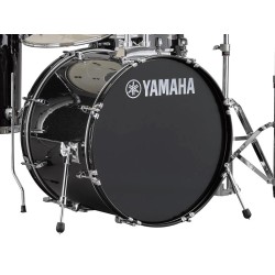 YAMAHA RYDEEN STANDARD BLACK GLITTER BATTERIA ACUSTICA CON HARDWARE + PIATTI PAISTE 101 COLORE NERO GLITTER