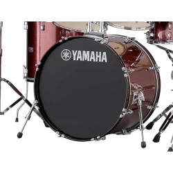 YAMAHA RYDEEN STANDARD BURGUNDY GLITTER BATTERIA ACUSTICA ROSSA CON HARDWARE + PIATTI PAISTE 101 COLORE ROSSO GLITTER