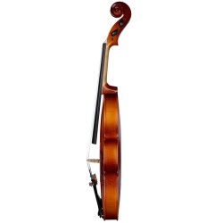 VIOLINO 3/4 MADE IN EUROPE PONTE TELLER TEDESCO 4 TIRACANTINI TOP ABETE MASSELLO FONDO/FASCE ACERO MASSELLO TASTIERA/PIROLI EBAN