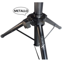 EXTREME DS1 SGABELLO PER BATTERIA E TASTIERA PROFESSIONALE IN ALLUMINIO SMONTABILE IN DUE PEZZI