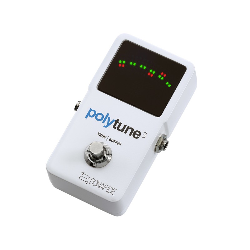 TC ELECTRONIC POLYTUNE 3 ACCORDATORE POLIFONICO PER CHITARRA E BASSO CON BUFFER BONAFIDE