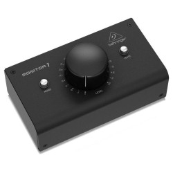 BEHRINGER MONITOR1 CONTROLLER VOLUME PASSIVO PER MONITOR DA STUDIO COLORE NERO