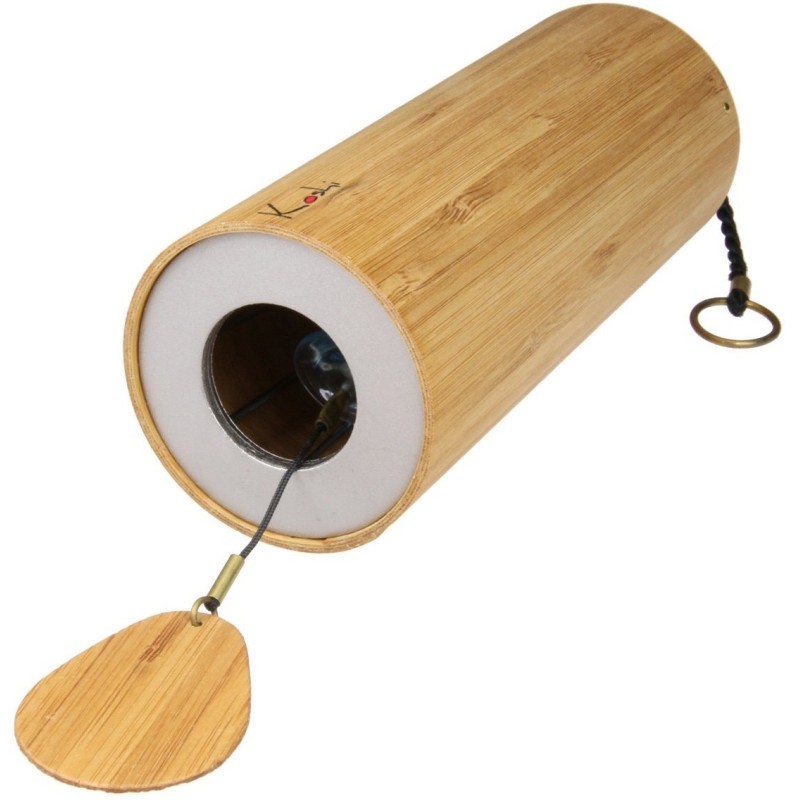 KOSHI (HOKEMA SHANTI) WIND CHIMES TERRA CARILLON ARTIGIANALE IN BAMBOO FATTO A MANO IN FRANCIA SALDATO IN ARGENTO SU METALLO MAD