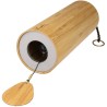 KOSHI (HOKEMA SHANTI) WIND CHIMES TERRA CARILLON ARTIGIANALE IN BAMBOO FATTO A MANO IN FRANCIA SALDATO IN ARGENTO SU METALLO MAD
