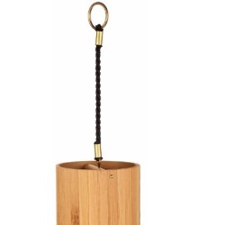 KOSHI (HOKEMA SHANTI) WIND CHIMES TERRA CARILLON ARTIGIANALE IN BAMBOO FATTO A MANO IN FRANCIA SALDATO IN ARGENTO SU METALLO MAD
