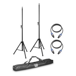 LD SYSTEMS DAVE8 SET 2 KIT DI CAVI E STAND CON BORSA PER SISTEMA PA DAVE 8XS
