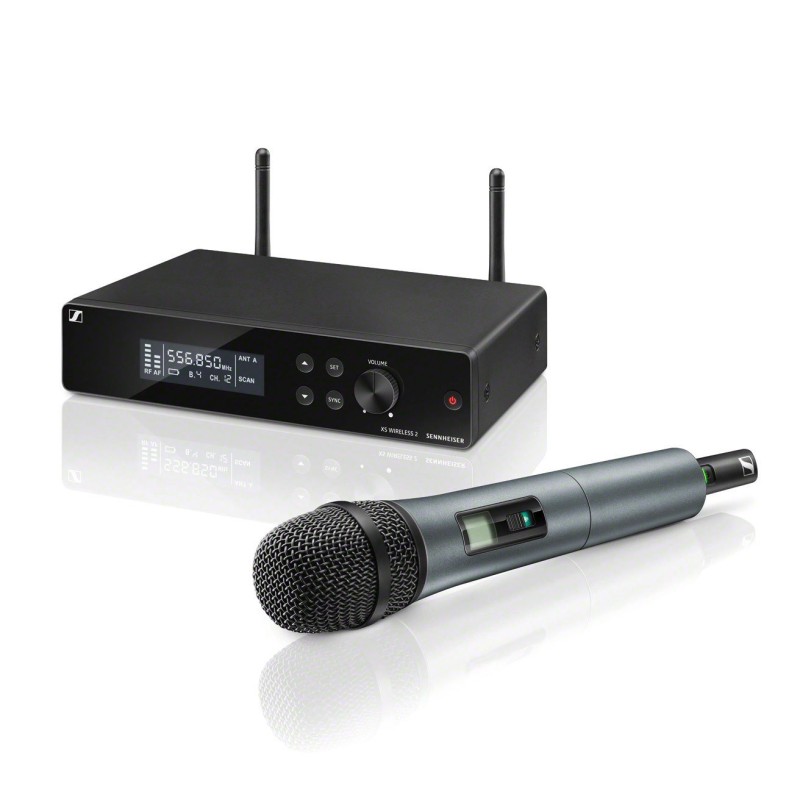 SENNHEISER XSW 2-835E RADIOMICROFONO PALMARE CAPSULA E835 RANGE A 821 - 832 MHz e 863 - 865 Mhz