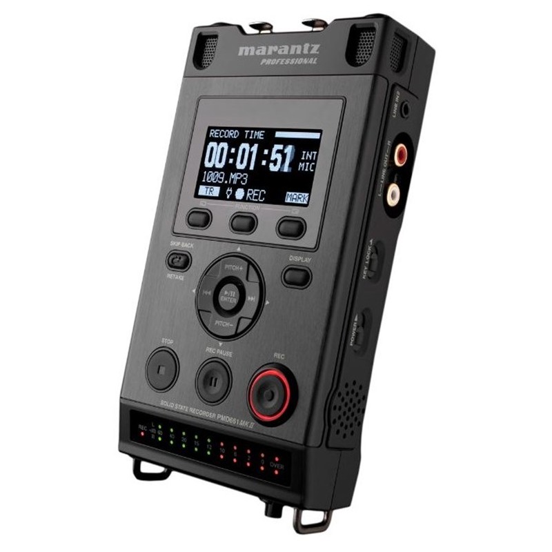 MARANTZ PMD661-MKIII REGISTRATORE AUDIO STATO SOLIDO PORTATILE CAVI USB/AUDIO ALIMENTATORE ADATTATORI SD-CARD CD/SOFTWARE