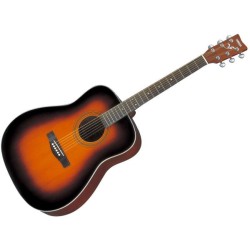 YAMAHA F370 TBS CHITARRA ACUSTICA 4/4 TOP IN ABETE FONDO E FASCE IN NATO PONTE IN PALISSANDRO BROWN SUNBURST