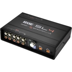 RANE SERATO SCRATCH LIVE SL4 INTERFACCIA AUDIO USB DJ 4 INGRESSI PHONO CD 96KHZ 24 BIT